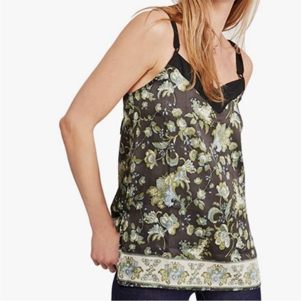 Free People Summer Solstice Camisole In Black Combo